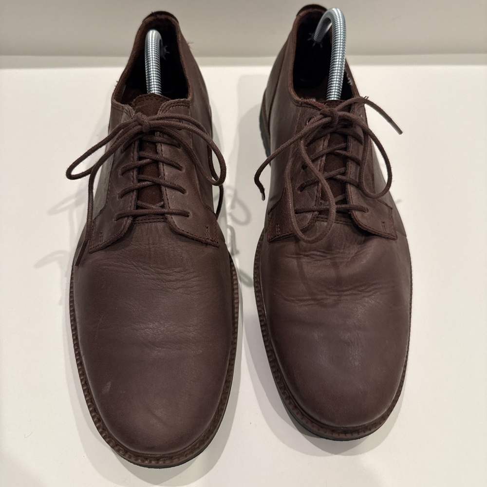 NWOT Timberland Men’s Brown Leather‎ Oxfords Size 10.5 Defender Repellent System